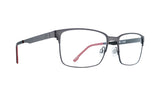 621000 - Gunmetal/black Red