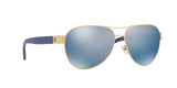 304122 - Gold - Blue Flash Polarized Mirror