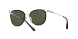 120071 - Silver Tone/dark Tortoise - Green Solid