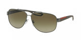 Prada Linea Rossa Lj Silver 58QS Sunglasses