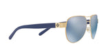 304122 - Gold - Blue Flash Polarized Mirror