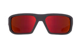 803673 - Soft Matte Black/red Fade - Happy Gray Green with Red Flash