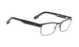 456000 - Matte Black/black Blue Horn