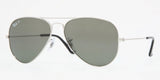 Ray Ban RB 3025 Aviator Large Metal Sunglasses - Small - 55mm