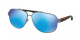 Prada Linea Rossa Lj Silver 58QS Sunglasses