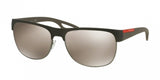 Prada Linea Rossa Lj Silver 57QS Sunglasses