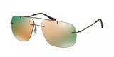 Prada Linea Rossa Red Feather 55PS Sunglasses