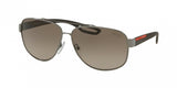 Prada Linea Rossa Lj Silver 58QS Sunglasses