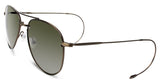 John Varvatos V792GOL59 Sunglasses