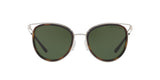 120071 - Silver Tone/dark Tortoise - Green Solid