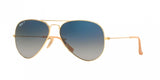 Ray Ban RB 3025 Aviator Large Metal Sunglasses - Small - 55mm