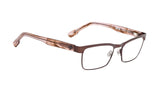832000 - Matte Deep Brown/pink Smoke