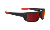 803673 - Soft Matte Black/red Fade - Happy Gray Green with Red Flash