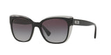 56828G - Shiny Top Black On Grey - Grey Gradient