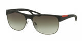 Prada Linea Rossa Lj Silver 57QS Sunglasses