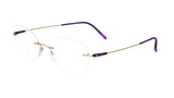 Silhouette Dynamics Colorwave Highlight. Accent Rings 5500 Eyeglasses