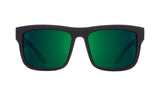 843695 - Soft Matte Black/green Fade - Happy Gray Green with Green Flash