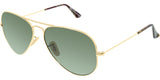 Ray Ban RB 3025 Aviator Large Metal Sunglasses - Small - 55mm