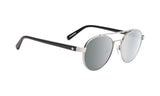 585352 - Soft Matte Silver/black - Happy Gray Green with Silver Mirror