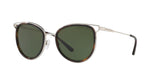 120071 - Silver Tone/dark Tortoise - Green Solid